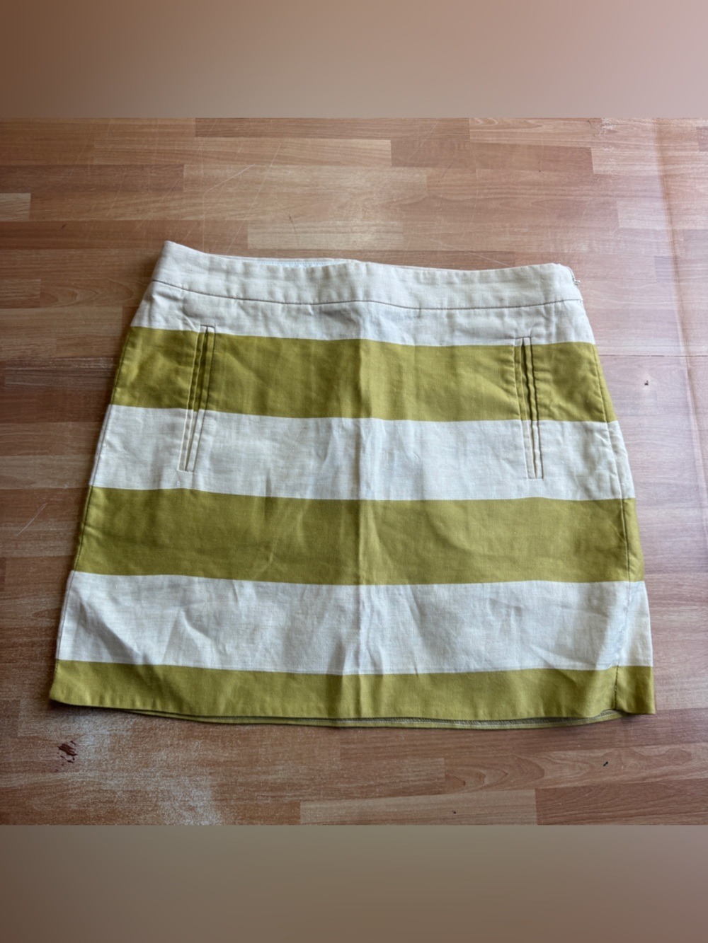 J.Crew linen mini skirt, size 0